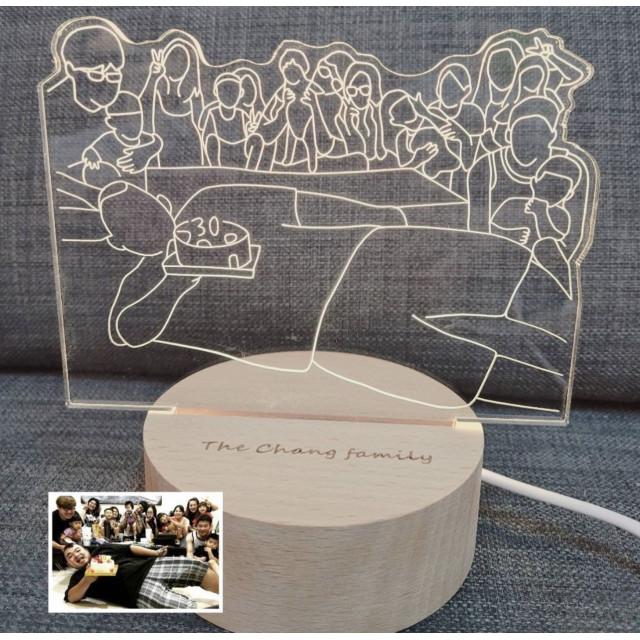 【團體旅遊紀念夜燈】那一年，我們稚嫩卻最真心的友情