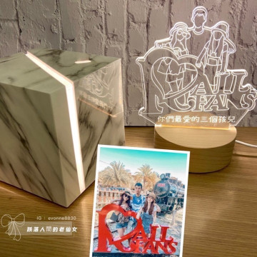 【客製化兄弟姊妹夜燈】你們最愛的三個孩子｜家人紀念・親情收藏｜MiniGarden