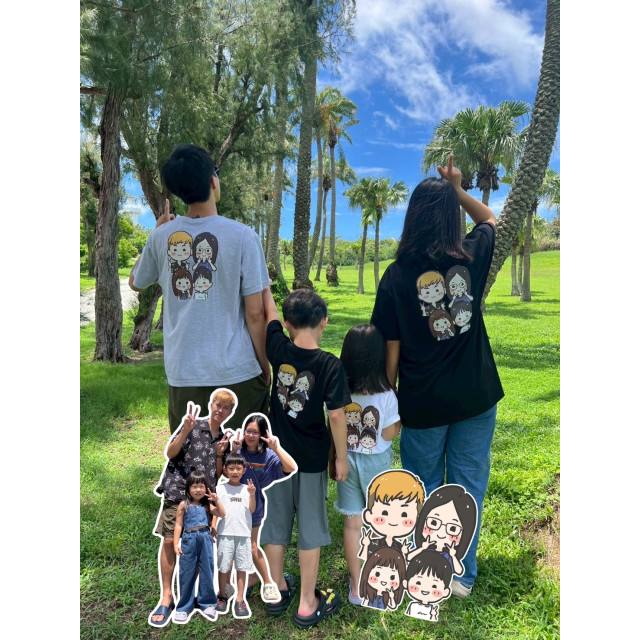 弟弟生日限定！全家福親子裝插畫T恤 穿上回憶，也穿上我們的幸福日常