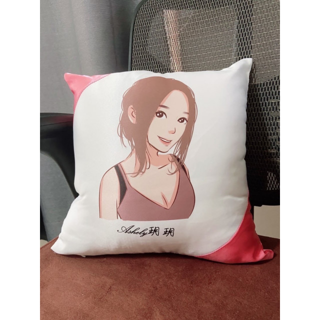 愛上自己暖暖抱枕｜客製化寫實畫風抱枕，擁抱最真實的自己