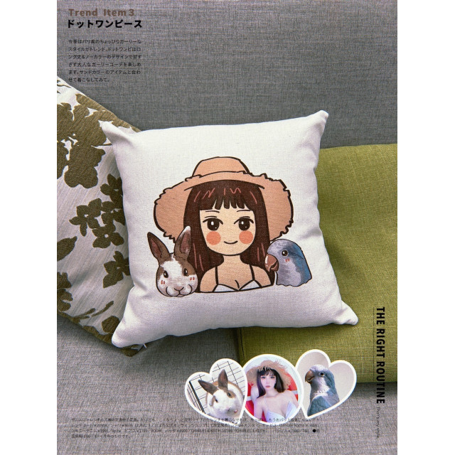 與兔子鳥寶貝客製化抱枕｜擁抱生活裡的小確幸 🕊️💕