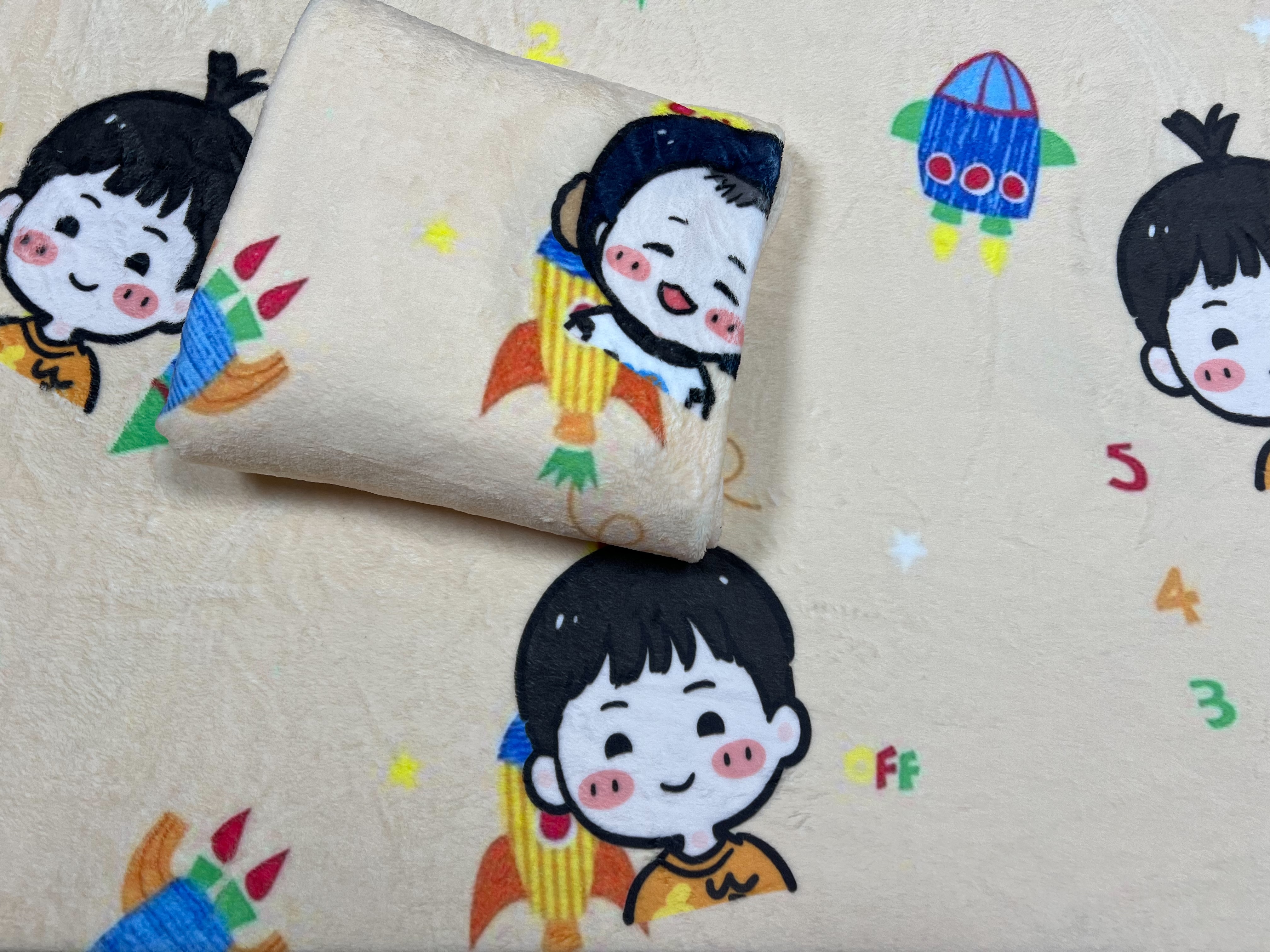 客製化毛毯折疊展示