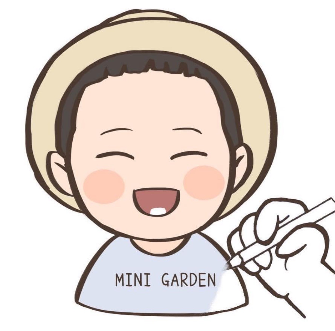 MiniGarden手繪客製化品牌標誌